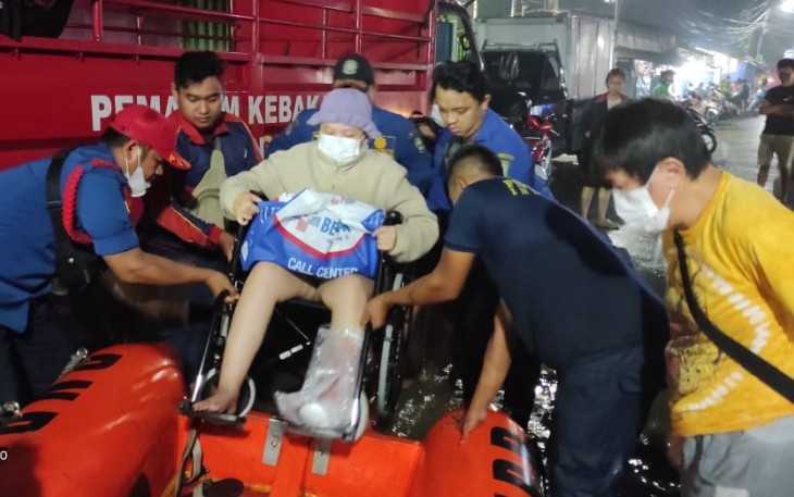 Genangan Banjir Kota Tangerang Terpantau Mulai Surut Pagi Ini