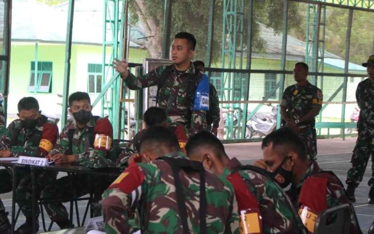 Bulan Puasa, Yonif 611/Awang Long Tetap Profesional Semangat Latihan