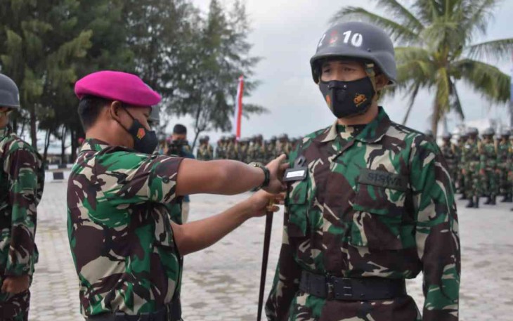 Satdik-1 Tanjung Uban Didik 250 Pemuda Pemudi Terbaik Menjadi Prajurit TNI AL