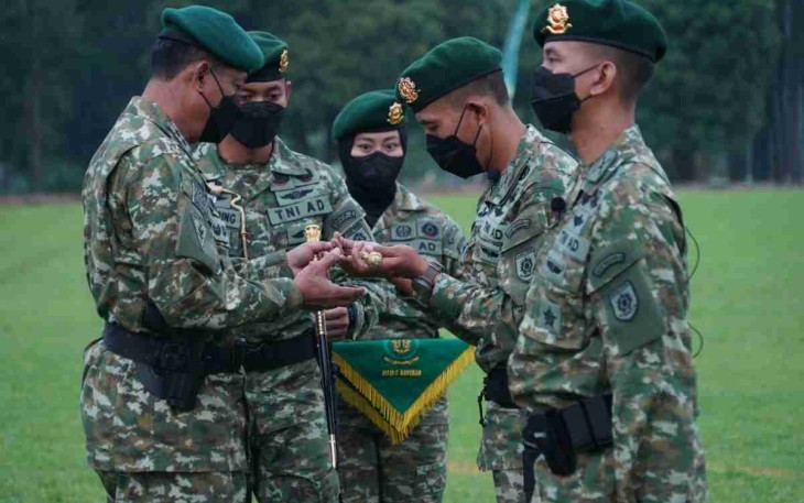Pangdivif 2 Kostrad Pimpin Sertijab Danbrigif PR 18/Trisula/2 Kostrad, Asintel dan Aspers Kasdivif 2 Kostrad