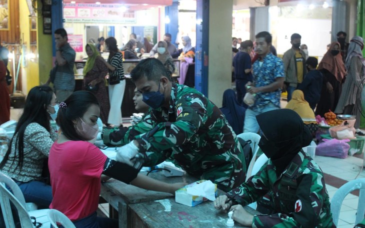 Dukung Upaya Pemerintah, Kodim 1015/Sampit Gelar Vaksinasi