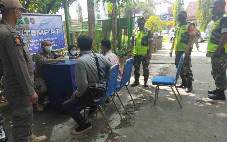 Tegakkan Prokes, Satgas Covid-19 Kab. Tulungagung Gelar Operasi Yustisi