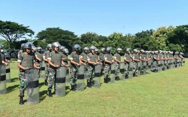 Brigif Raider 9 Kostrad Laksanakan Apel Kesiapsiagaan