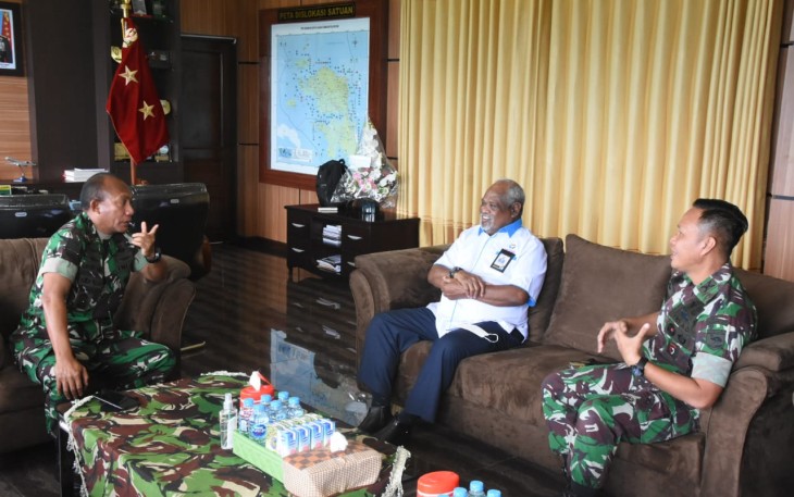 Perwakilan Ombudsman Papua Barat Temui Pangdam XVIII/Kasuari 
