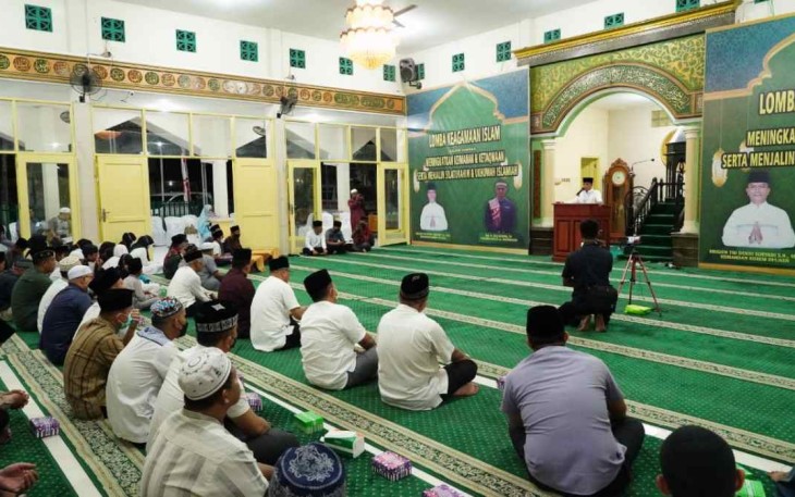 Danrem 091/ASN Apresiasi Lomba Keagamaan Islam Se-Kelurahan Bugis