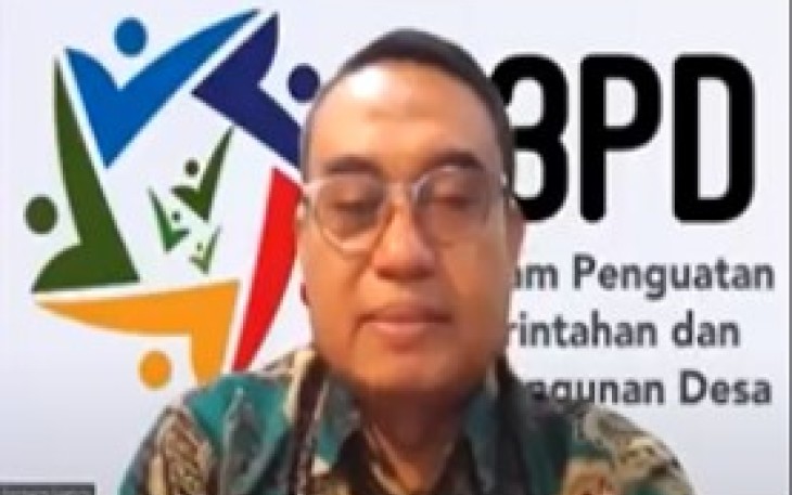 Direktur Jenderal Bina Pemerintahan Desa (Ditjen Bina Pemdes) Kementerian Dalam Negeri (Kemendagri) Yusharto Huntoyungo 