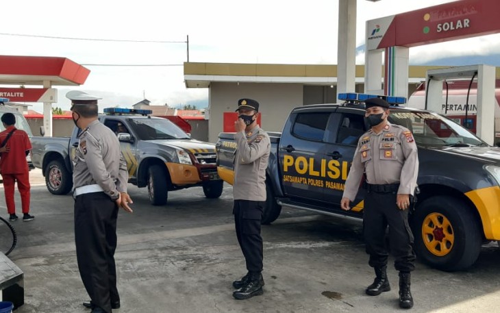 Apel pagi regu Stanby IV Polres Pasaman