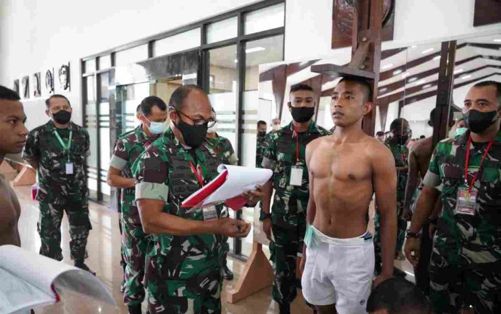 Pangdam Kasuari seleksi langsung Cata PK. Selasa (26/3/2022)