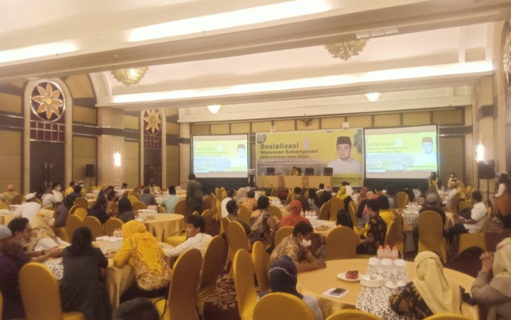 Sosialisasi wawasan kebangsaan oleh Anggota DPRD Jatim, Blegur Prijanggono, Rabu (27/4/2022)