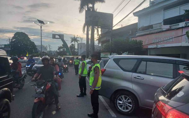 Patroli kamtibmas Polrestabes Medan. Rabu (04/5/2022)