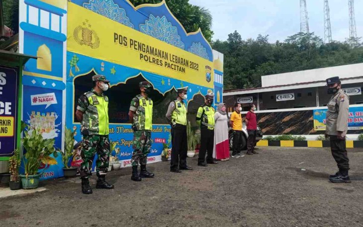 Pos pam lebaran arus mudik Tegalombo Pacitan. Kamis (05/05/2022)