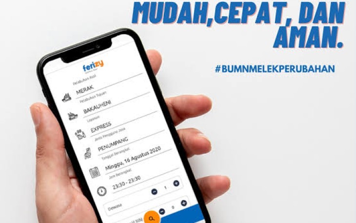 Aplikasi Ferizy mudah cepat aman pesan tiket. Jum'at (06/05/2022)