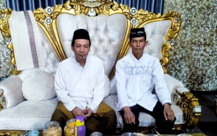 Serda Rokhim silaturahmi bersama Gus Mizan (kiri) Sabtu (07/05/2022)