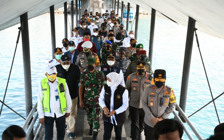 Pemantauan arus balik di pelabuhan Ketapang