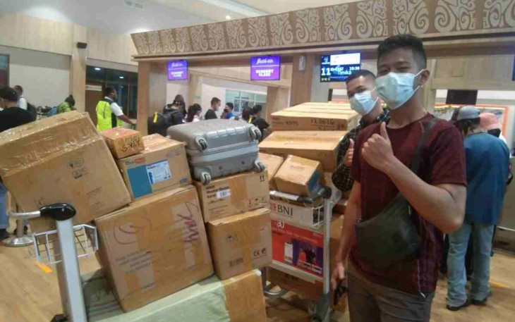 Pasokan obat-obatan dan alkes tim medis satgas binmas Noken. Minggu (08/05/2022)
