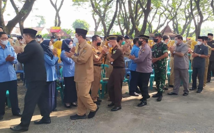 Kasdim 0803/Madiun halalbihalal bersama forkopimda. Senin (09/05/2022)