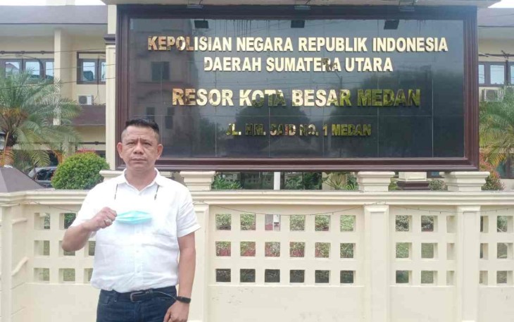 Apresiasi ketua Pewarta kepada Poldasu dan Polrestabes Medan. Senin (09/05/2022)