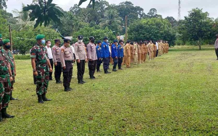 Apel sinergitas di kecamatan Tewang siwalang garing. Senin (09/05/2022)