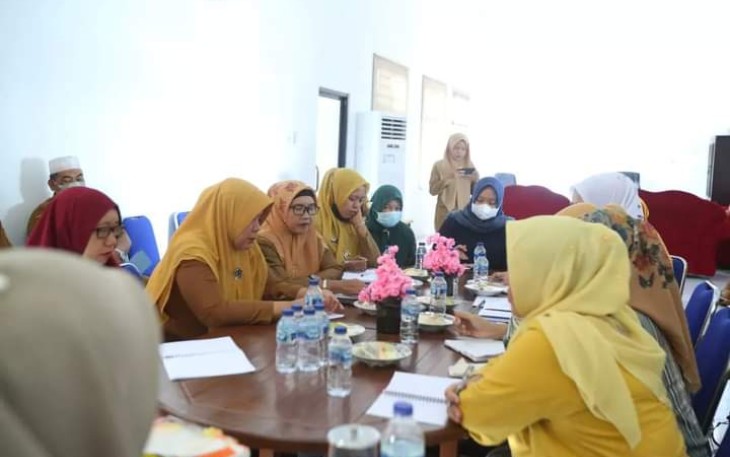 Rapat persiapan pelaksanaan Supervisi, olehbTP-PKK Labuhanbatu Selatan, Selasa (10/5/2022)