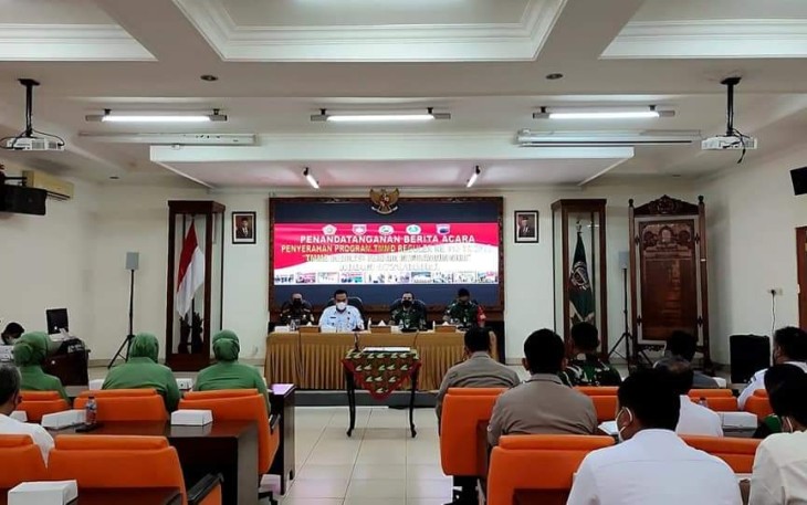 Danrem 073 hadiri pembukaan TMMD di Blora