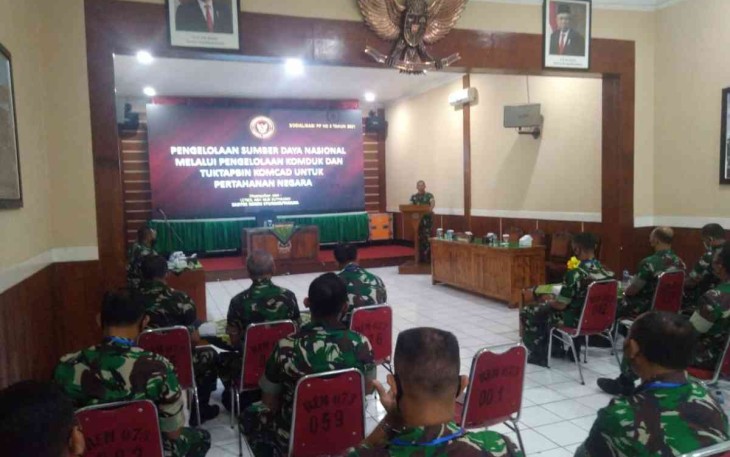 Danrem 073/Mkt membuka rakor Wanwil diikuti jajaran Korem 073