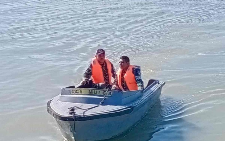 Pencarian ABK kapal yang tenggelam di sungai Maro Merauke. Senin (16/05/2022)