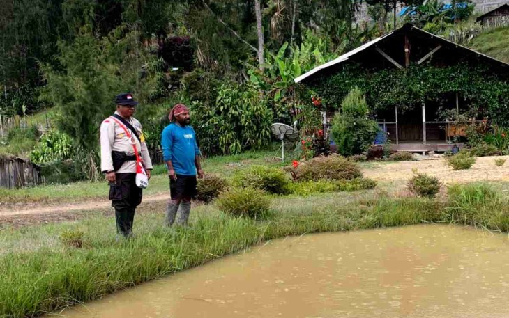 Program Kasuari spot perikanan sangat membantu perekonomian Herman Maeseni tokoh pemuda di kampung Yogatapa Sugapa. Senin (16/05/2022)