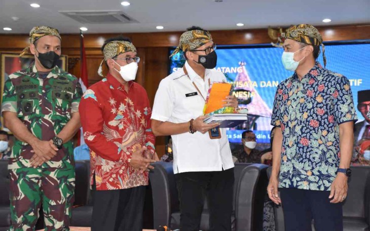 Kunjungan menteri pariwisata di Salatiga