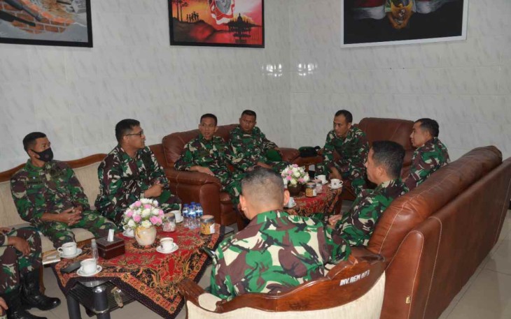 Evaluasi rutin Danrem  tentang kegiatan Korem 073/Mkt