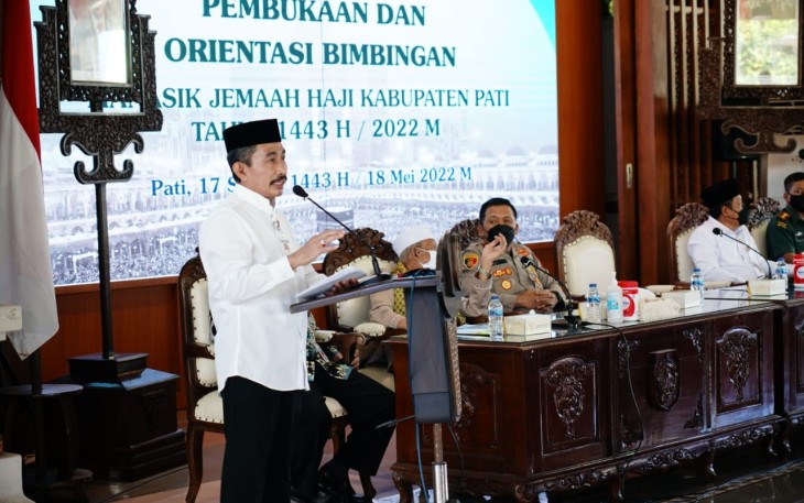 Bupati Pati, jamaah haji Pati kloter pertama bulan Juni