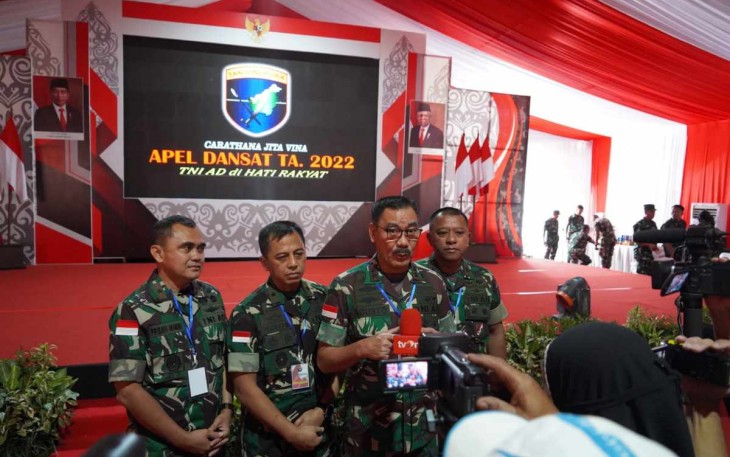 Pangdam XII/Tpr buka apel Dansat jajaran Kodam XII/Tpr