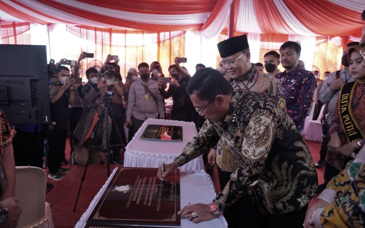 Peresmian rumah RJ Kejati dan Kejari se-Bengkulu oleh Kejagung RI, Jumat (20/5/2022)