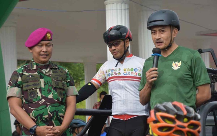 Walikota Salatiga melepas  peserta Yos Sudarso Fun Bike