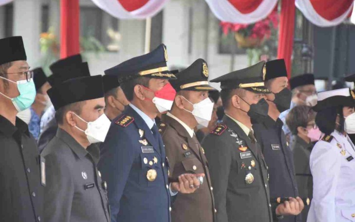 Peringatan Harkitnas di Plaza Balaikota Bandung. Jum'at (20/05/2022)