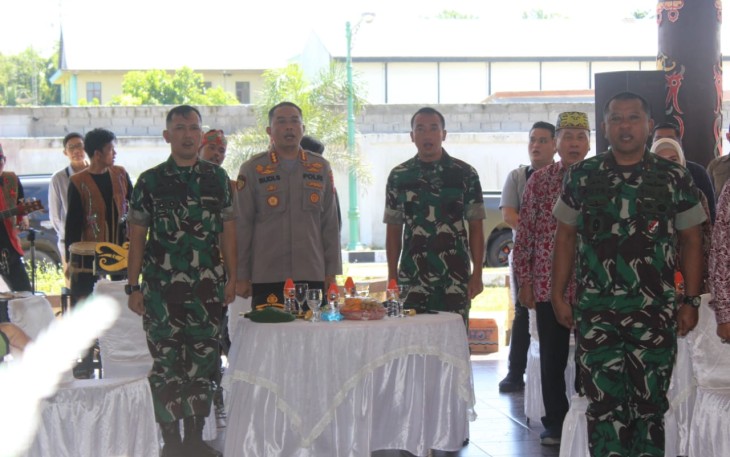 Dandim 1016/Palangka Raya, saat menghadiri peringatan HUT ke-12 dan pembukaan Rapimnas Gerdayak Indonesia Tahun 2022, Sabtu (28/5/2022).