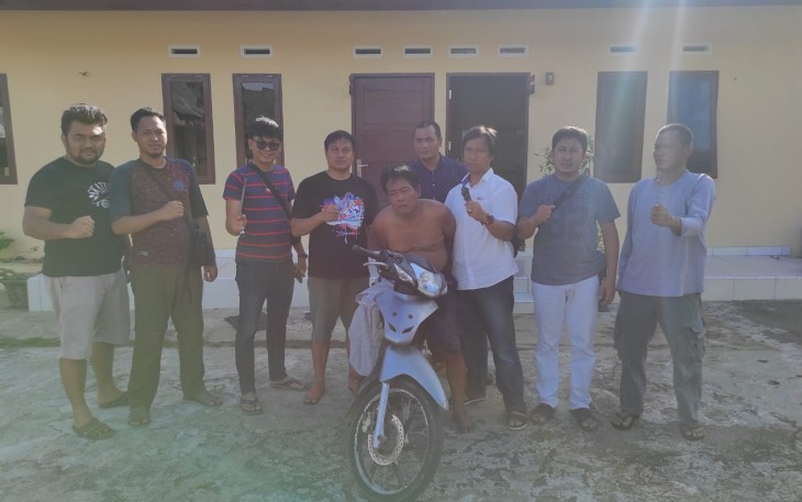 Terduga Pelaku dan Barang Bukti saat Diamankan 