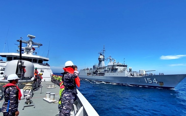 Latihan exercise Albatros Australia Indonesia 