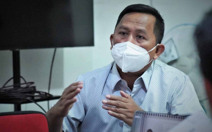 Ahmad Zabadi saat memberikan keterangan pers UU Perkoperasian di Jakarta 