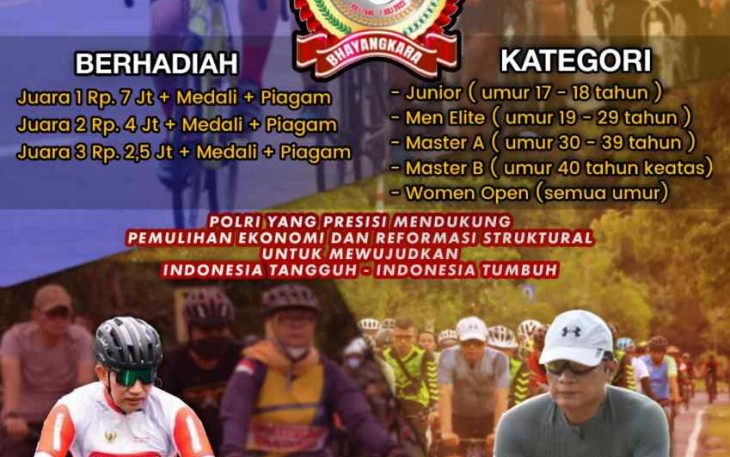 Balap Sepeda dan Fun Bike Polda Kalteng 