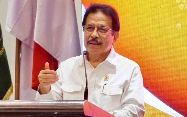 Menteri ATR/Ka.BPN RI saat rakernis Ditjen PSKP tahun 2022 di hotel Le Meridien Jakarta 