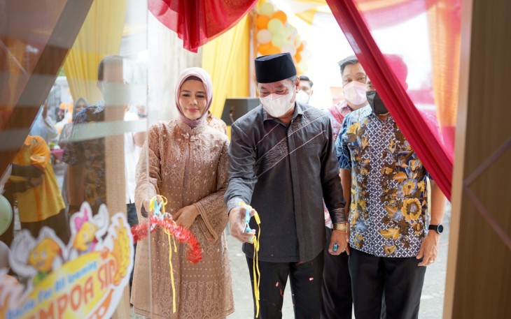 Wagub Rosjonsyah, saat menghadiri Grand Opening Sempoa SIP TC Betungan, di Jln. Depati Payung Negara No. 40 Betungan Selebar, Kota Bengkulu, Rabu (08/06/2022).