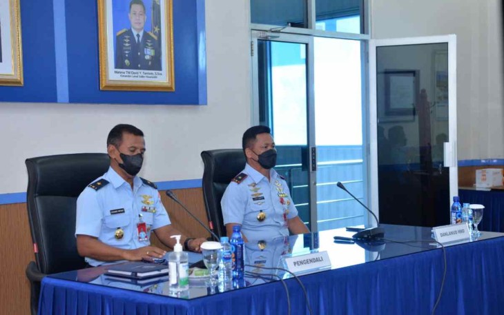Danlanud saat membuka Meeting Audit Kinerja Itkoopsud II di Lanud Sultan Hasanuddin