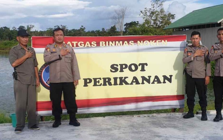 Pengecekan spot perikanan di distrik Dekai