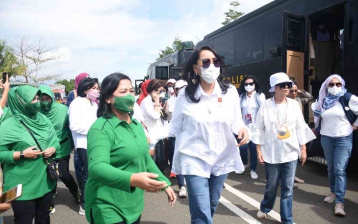 Kunjungan delegasi women 20 di Kodam Kasuari