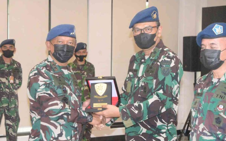 Pangkoopsud I usai memimpin Sertijab Jajaran Utama Koopsud I