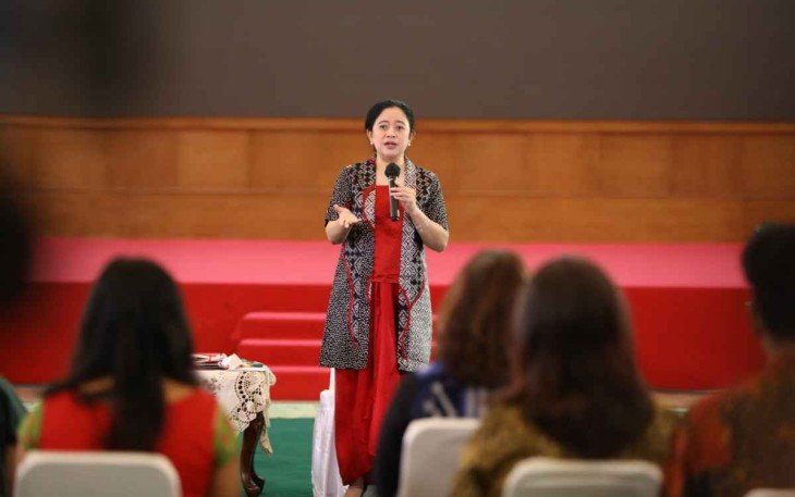 Puan saat menyampaikan RUU KIA di Baleg DPR RI Jakarta 