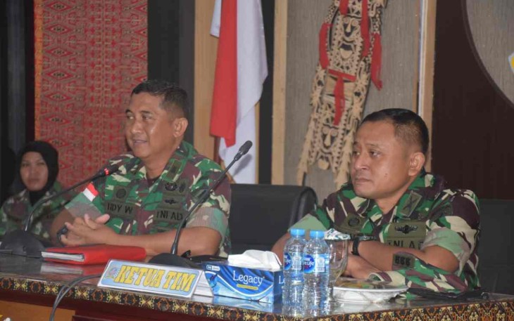 Tim Dalprog Kodam XII/Tpr dipimpin Kol Inf Slamet Royanto