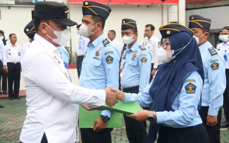 Penerimaan peserta PKL dan KKN Taruna Poltekip