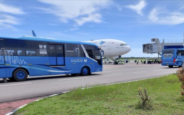 Layanan prima DAMRI angkut jamaah calon haji