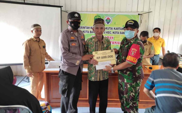 Pendampingan warga binaan menerima BLT DD